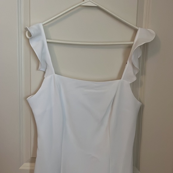 NWT BCBGeneration White Ruffle sleeve dress - Picture 2 of 6